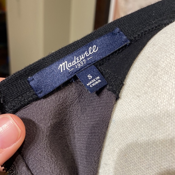 MADEWELL baseball jersey shift dress - Picture 7 of 11